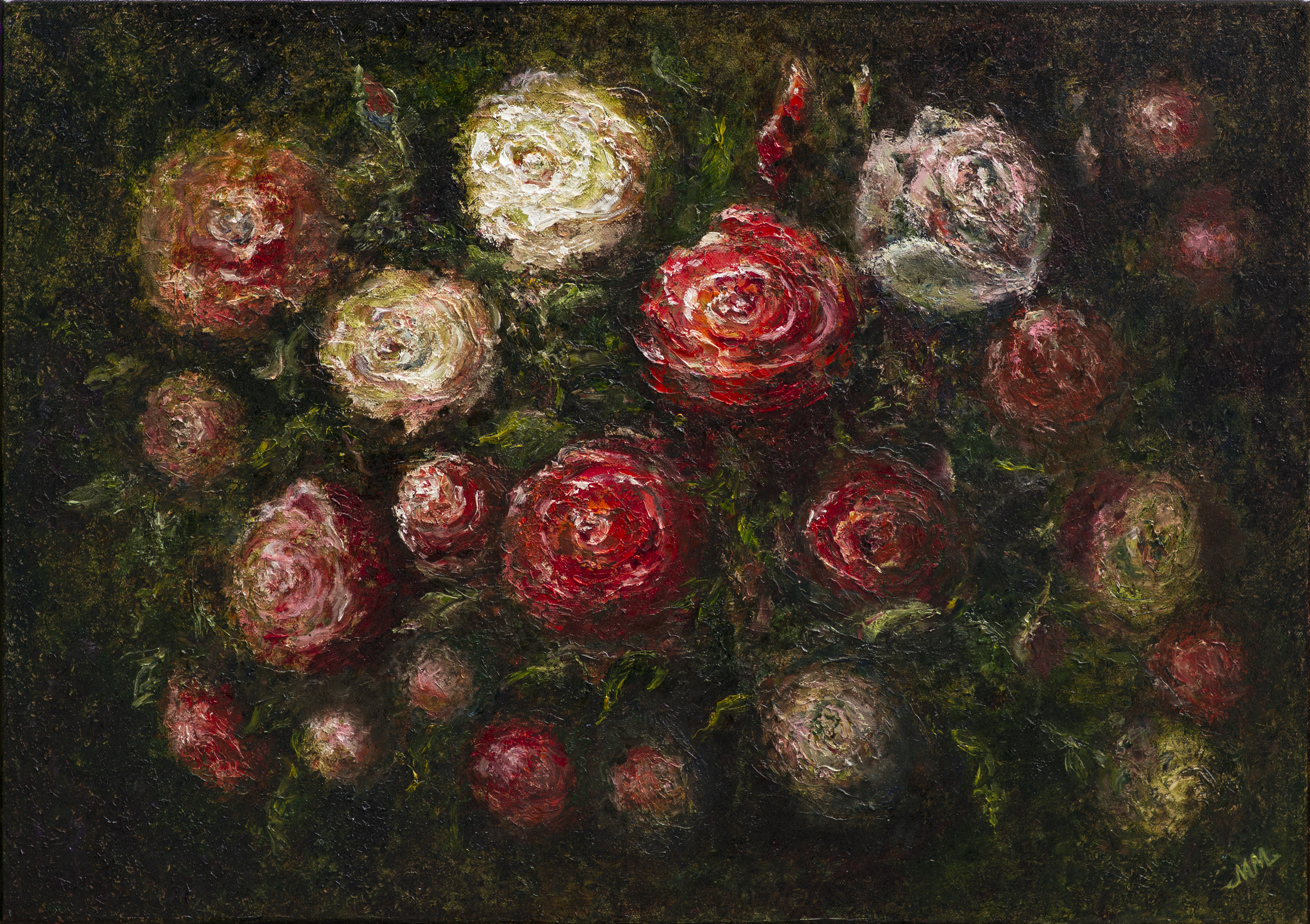 Baroque, original oil painting by Mila Moroko