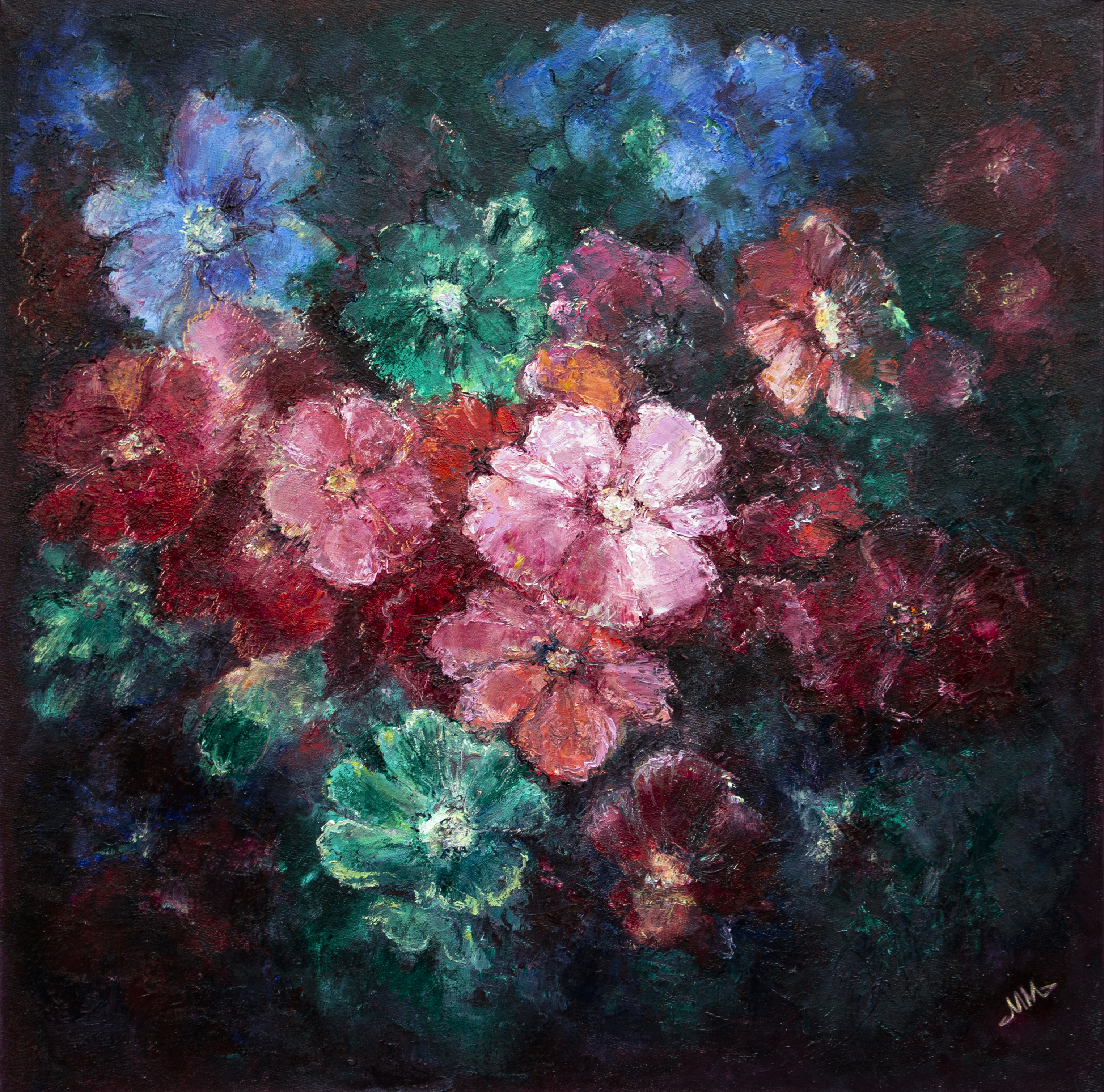 In Love Again, original oil painting by Mila Moroko